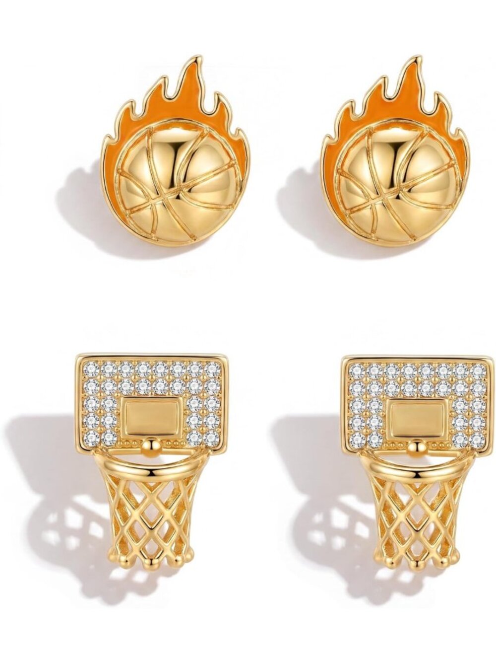 Sports-Themed Statement Earrings for Women | Unique Sports Jewelry Gift